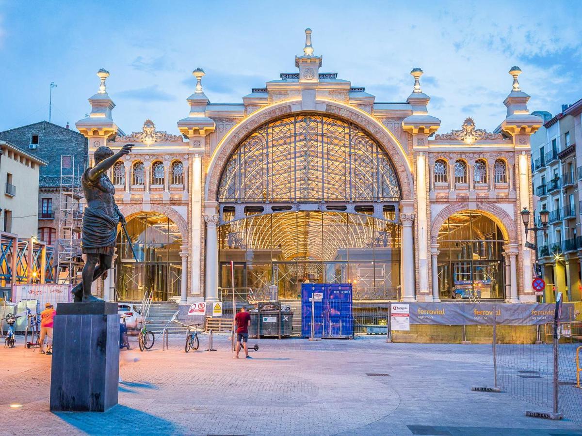 Апартаменти Gran Piso Pleno Centro. Plaza Del Pilar + Desayuno Сарагоса Екстер'єр фото